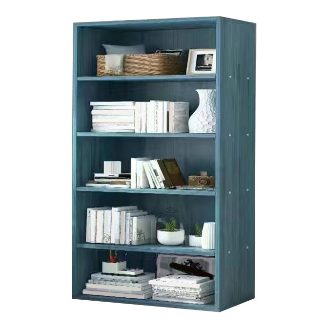 Libreria di legno artificiale scandinavo 9 "libreria standard di casa larga