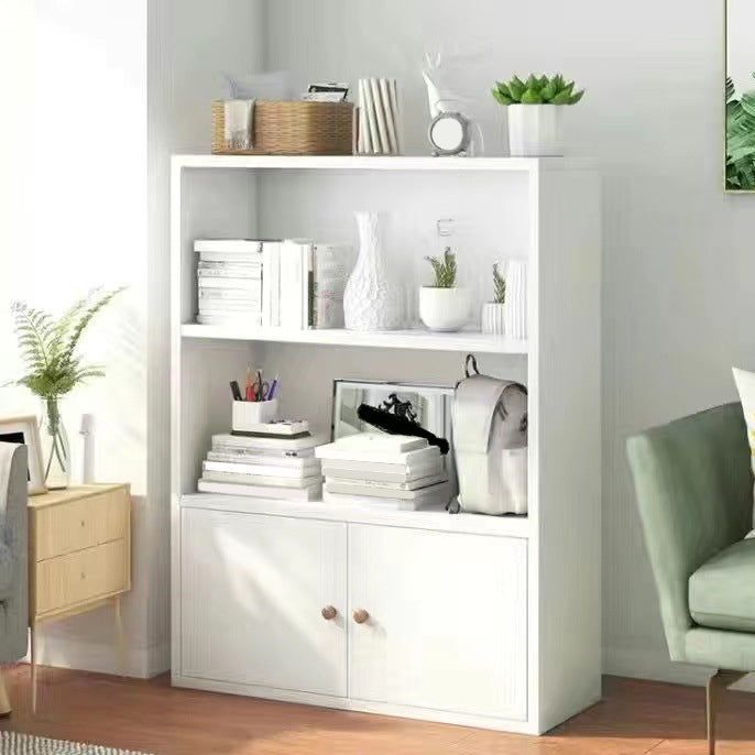 Libreria di legno artificiale scandinavo 9 "libreria standard di casa larga