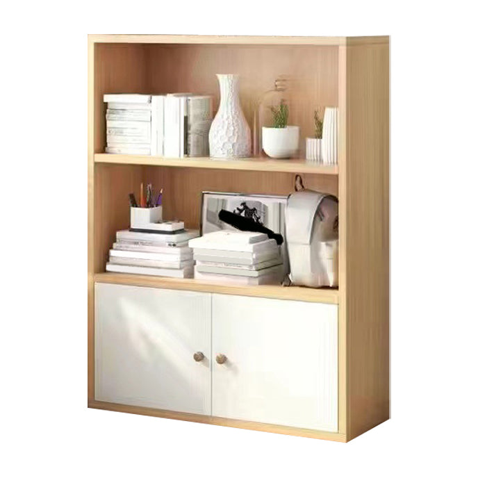 Libreria di legno artificiale scandinavo 9 "libreria standard di casa larga