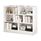 39.4" H X 9.1"W Engineered Wood Bookcase Modern Closed Back Standard Book Shelf 31.5"L x 9.1"W x 39.4"H White Clearhalo 'Bookcases' 'furn' 'furn_bookcases' 'Furniture' 'Office Furniture' 5694278