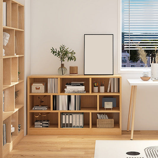 39.4" H X 9.1"W Engineered Wood Bookcase Modern Closed Back Standard Book Shelf Clearhalo 'Bookcases' 'furn' 'furn_bookcases' 'Furniture' 'Office Furniture' 5694279