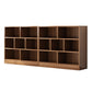 39.4" H X 9.1"W Engineered Wood Bookcase Modern Closed Back Standard Book Shelf Clearhalo 'Bookcases' 'furn' 'furn_bookcases' 'Furniture' 'Office Furniture' 5694282