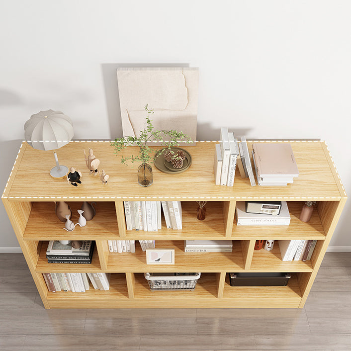 39.4" H X 9.1"W Engineered Wood Bookcase Modern Closed Back Standard Book Shelf Clearhalo 'Bookcases' 'furn' 'furn_bookcases' 'Furniture' 'Office Furniture' 5694291