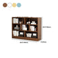 39.4" H X 9.1"W Engineered Wood Bookcase Modern Closed Back Standard Book Shelf Clearhalo 'Bookcases' 'furn' 'furn_bookcases' 'Furniture' 'Office Furniture' 5694302