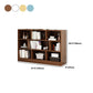 39.4" H X 9.1"W Engineered Wood Bookcase Modern Closed Back Standard Book Shelf Clearhalo 'Bookcases' 'furn' 'furn_bookcases' 'Furniture' 'Office Furniture' 5694303