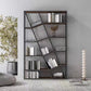 Modern Metal Bookcase Open Shelf Bookshelf for Living Room 70.9" H X 11.8" W Clearhalo 'Bookcases' 'furn' 'furn_bookcases' 'Furniture' 'Office Furniture' 5694305