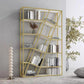 Modern Metal Bookcase Open Shelf Bookshelf for Living Room 70.9" H X 11.8" W Clearhalo 'Bookcases' 'furn' 'furn_bookcases' 'Furniture' 'Office Furniture' 5694311