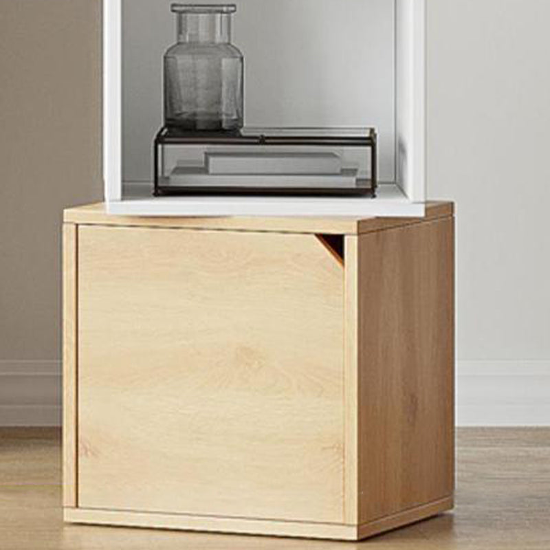 11.8 "W Bibliothèque de stockage fermé moderne en bois en bois pour le bureau à domicile