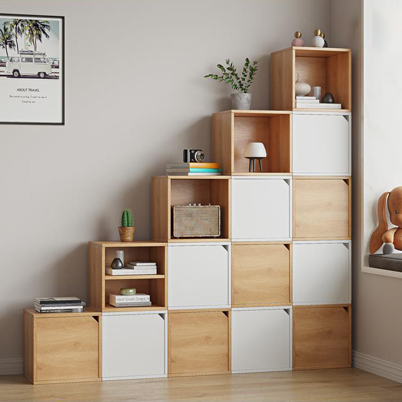 11.8 "W Bibliothèque de stockage fermé moderne en bois en bois pour le bureau à domicile