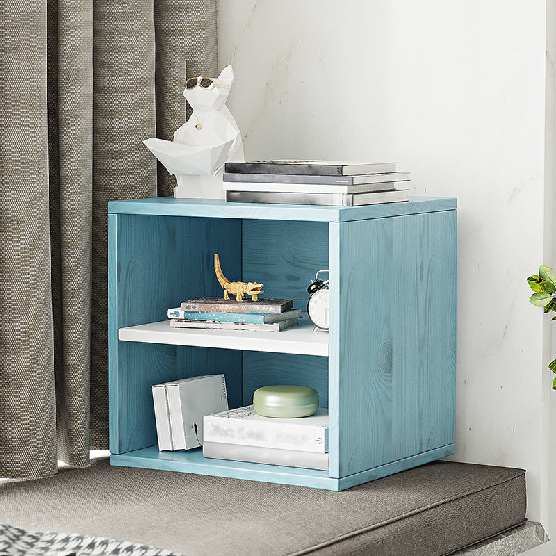 11.8 "W Bibliothèque de stockage fermé moderne en bois en bois pour le bureau à domicile