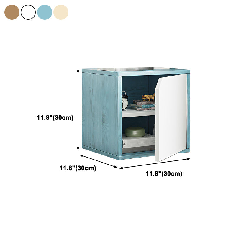 11.8 "W Bibliothèque de stockage fermé moderne en bois en bois pour le bureau à domicile