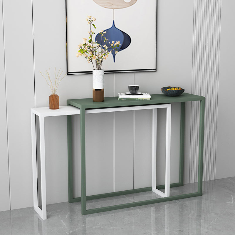 Console Ironcraft Resistente al graffio Tabella 30.70 "Accento rettangolo contemporaneo alto