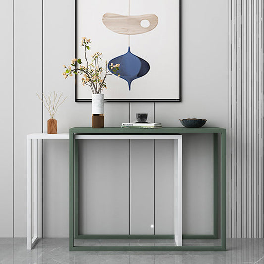 Console Ironcraft Resistente al graffio Tabella 30.70 "Accento rettangolo contemporaneo alto