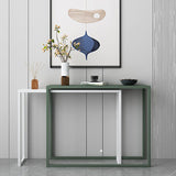 Console Ironcraft Resistente al graffio Tabella 30.70 "Accento rettangolo contemporaneo alto