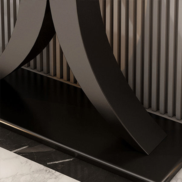 Mesa de consola de piedra Tabla resistente resistente Acento Tabla 31.49 "Alto