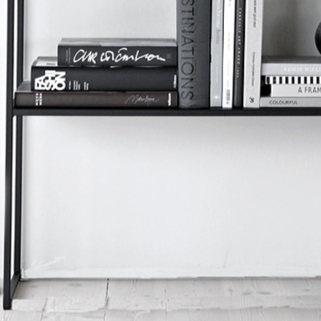 Tavolo console contemporanea di ferro con base di slitta per la base di accento Hall