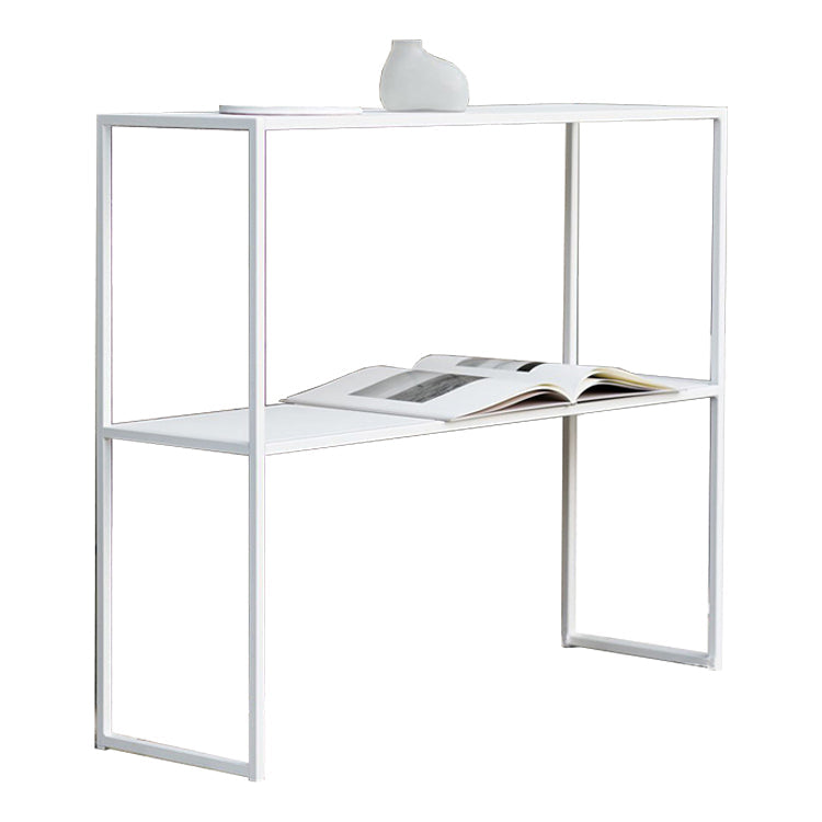 Tavolo console contemporanea di ferro con base di slitta per la base di accento Hall