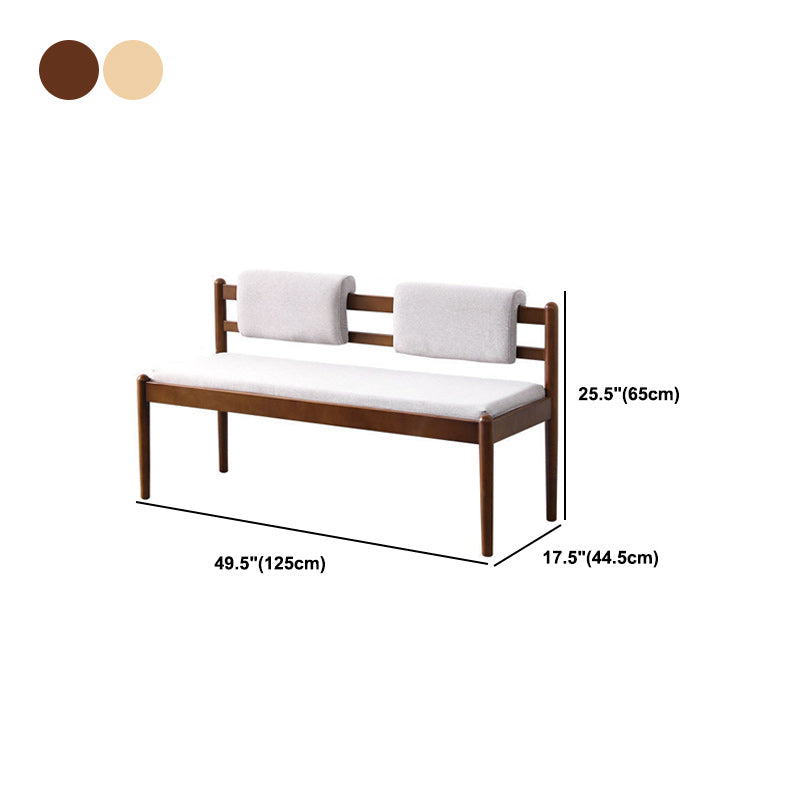 25.5 Inch H Beech Wood Modern Bedroom Seating Bench With Straight Legs Clearhalo 'Benches' 'Chairs & Seating' 'furn' 'furn_benches' 'Furniture' 'Living Room Furniture' 5694736