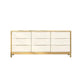 16" W Solid Wood Storage Chest Dresser Modern Storage Chest with 5 / 6 / 9 Drawers Natural Wood White 9 Clearhalo 'Bedroom Furniture' 'Dressers & Chests' 'dressers_chests' 'furn' 'furn_dressers_chests' 'Furniture' 5694760
