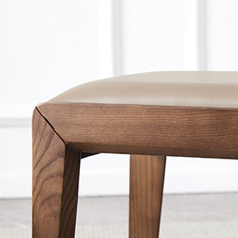 16" W Modern Seating Bench Cushioned Solid Wood Ottoman Bench Clearhalo 'Benches' 'Chairs & Seating' 'furn' 'furn_benches' 'Furniture' 'Living Room Furniture' 5694769