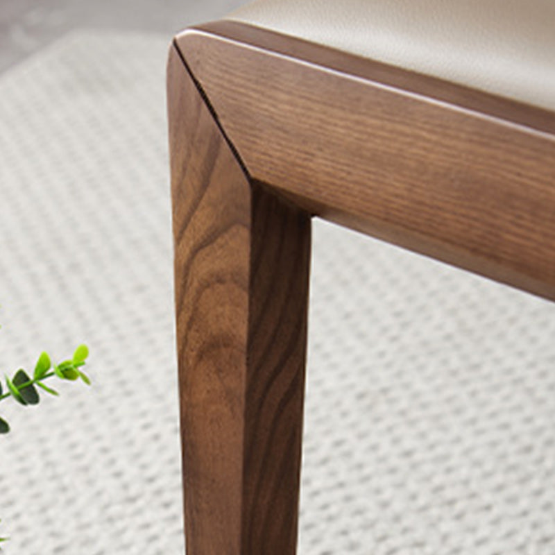 16" W Modern Seating Bench Cushioned Solid Wood Ottoman Bench Clearhalo 'Benches' 'Chairs & Seating' 'furn' 'furn_benches' 'Furniture' 'Living Room Furniture' 5694771