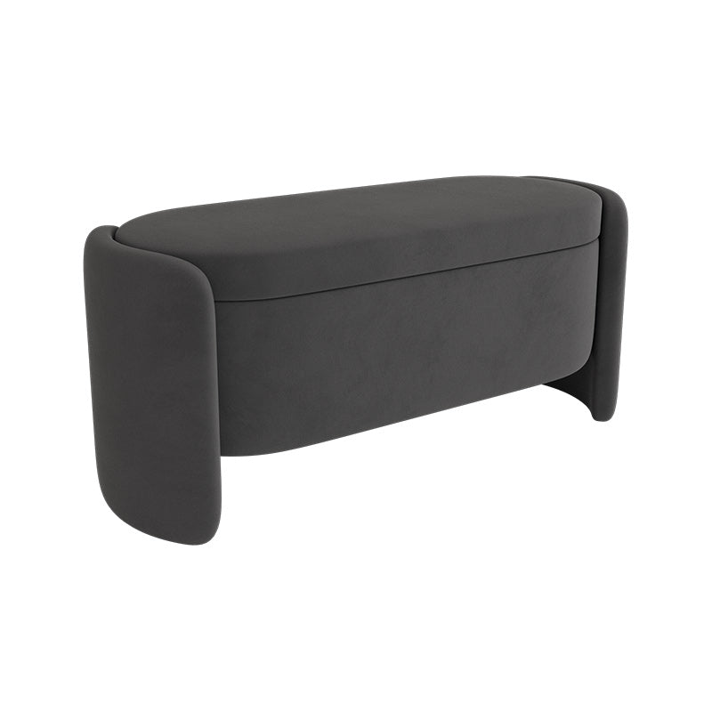 Modern Cushioned Bench Faux Leather Foam Bench for Home Office Clearhalo 'Benches' 'Chairs & Seating' 'furn' 'furn_benches' 'Furniture' 'Living Room Furniture' 5694798