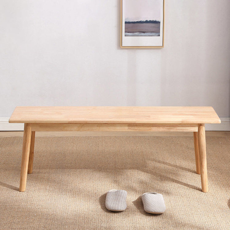 Natural Modern Solid Color Bench Solid Wood Entryway and Bedroom Seating Bench Clearhalo 'Benches' 'Chairs & Seating' 'furn' 'furn_benches' 'Furniture' 'Living Room Furniture' 5694808