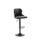 Scandinavian Metal Stool Leather Upholstered Counter Stool in Matte Finish for Indoor Clearhalo 'Bar Furniture' 'Bar Stools' 'bar_stools' 'furn' 'furn_bar_stools' 'Furniture' 'Kitchen & Dining Furniture' 5694832
