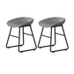 Modern Backrest Counter Stool Iron Kitchen Bar Stool with Acrylic Seat