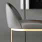 Moderne Rückenlehne Armless Counterhocker Iron Speisezimmer Barhocker mit Pedal und Kissen