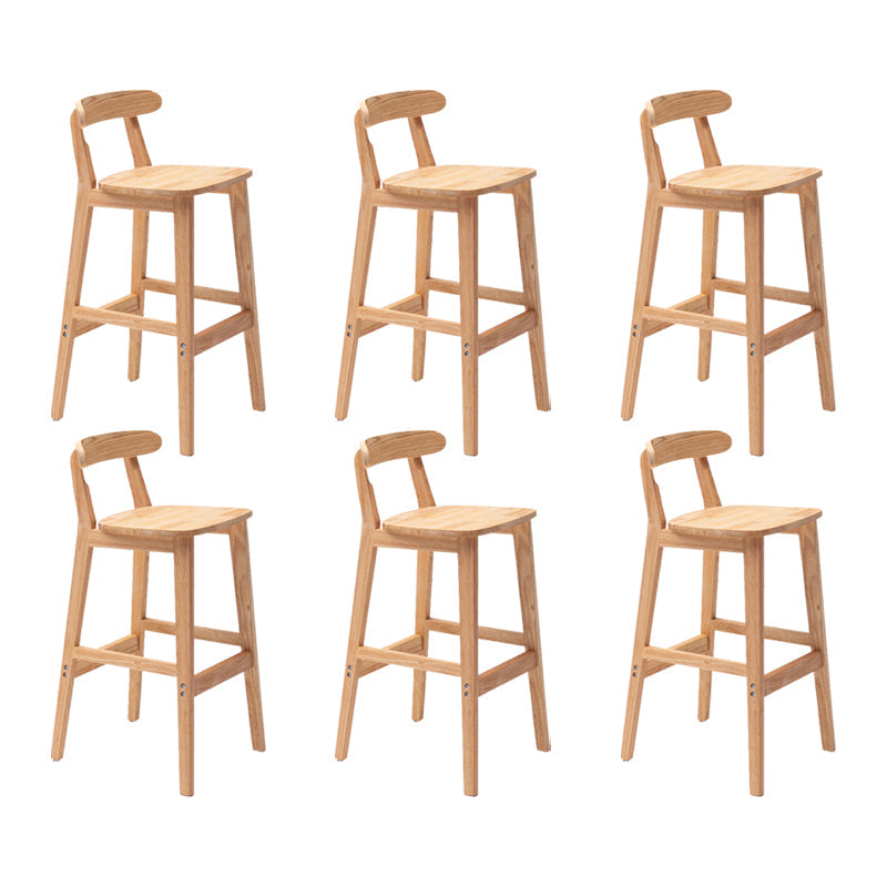 Scandinavian Wood Stool Fabric Cushion in Matte Finish for Indoor