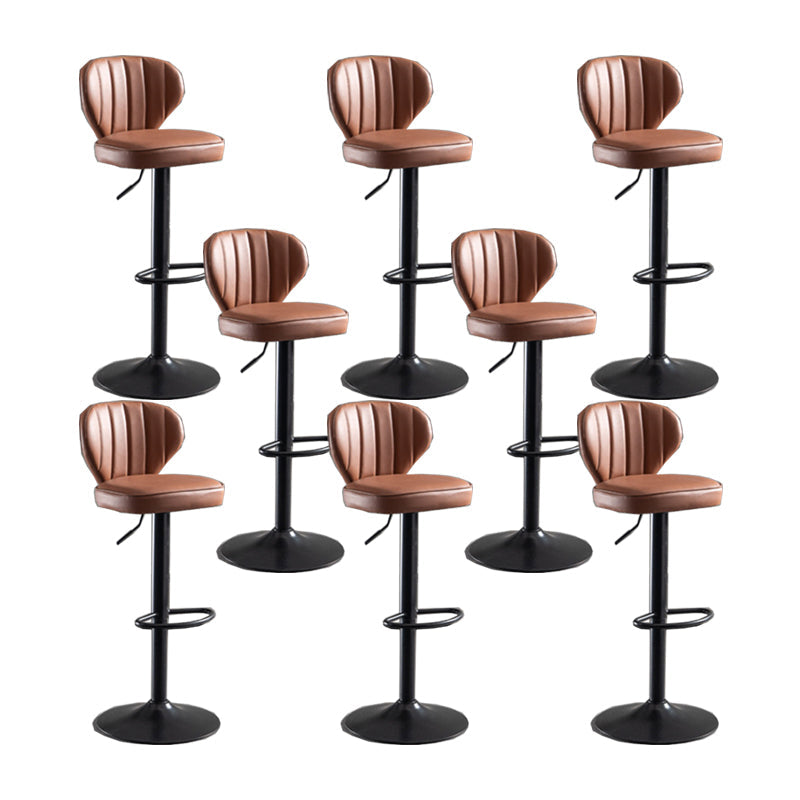 Hedendaagse faux lederen aanrechtkrukstof kussen in matte afwerking voor thuis