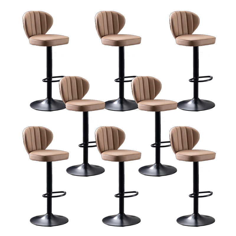 Hedendaagse faux lederen aanrechtkrukstof kussen in matte afwerking voor thuis