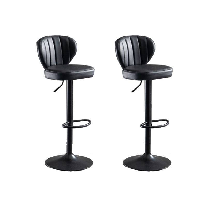 Hedendaagse faux lederen aanrechtkrukstof kussen in matte afwerking voor thuis