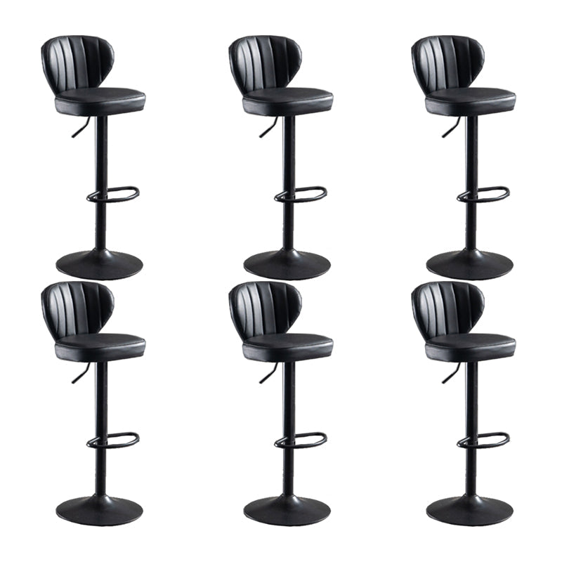 Hedendaagse faux lederen aanrechtkrukstof kussen in matte afwerking voor thuis