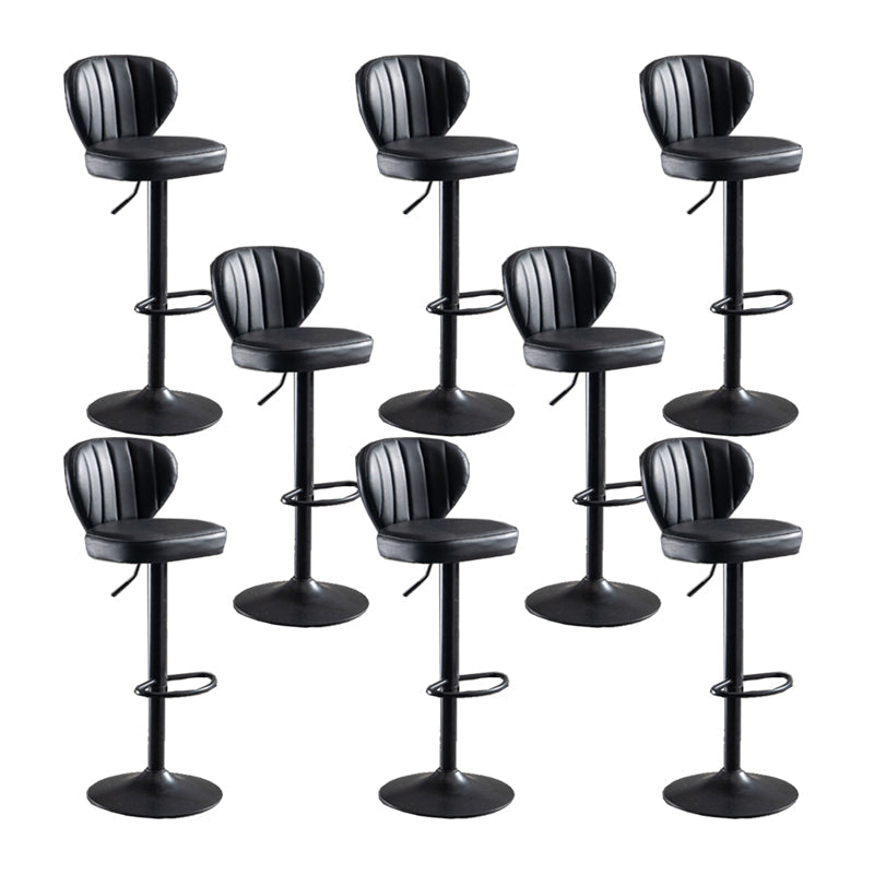 Hedendaagse faux lederen aanrechtkrukstof kussen in matte afwerking voor thuis