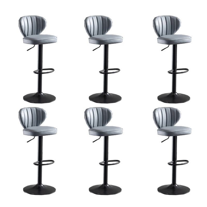 Hedendaagse faux lederen aanrechtkrukstof kussen in matte afwerking voor thuis