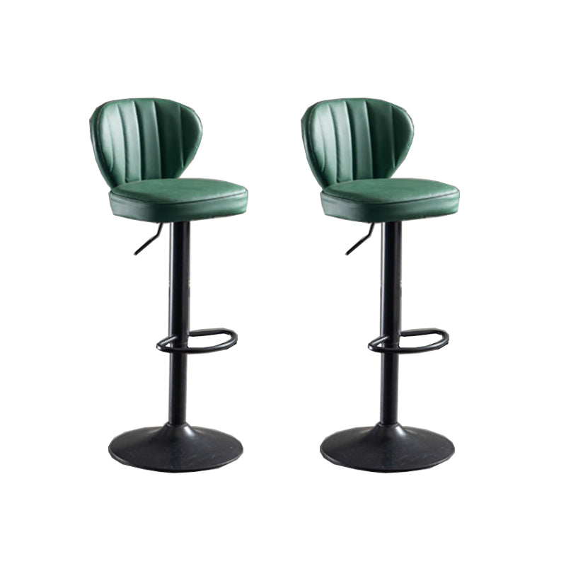 Hedendaagse faux lederen aanrechtkrukstof kussen in matte afwerking voor thuis