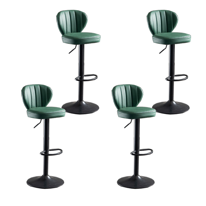 Hedendaagse faux lederen aanrechtkrukstof kussen in matte afwerking voor thuis