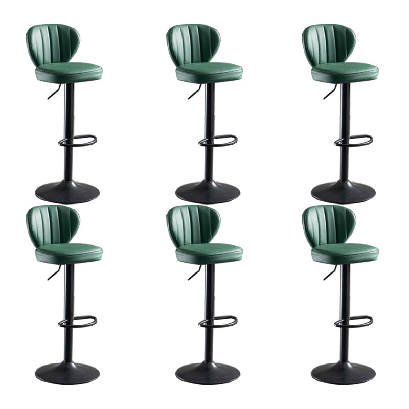 Hedendaagse faux lederen aanrechtkrukstof kussen in matte afwerking voor thuis