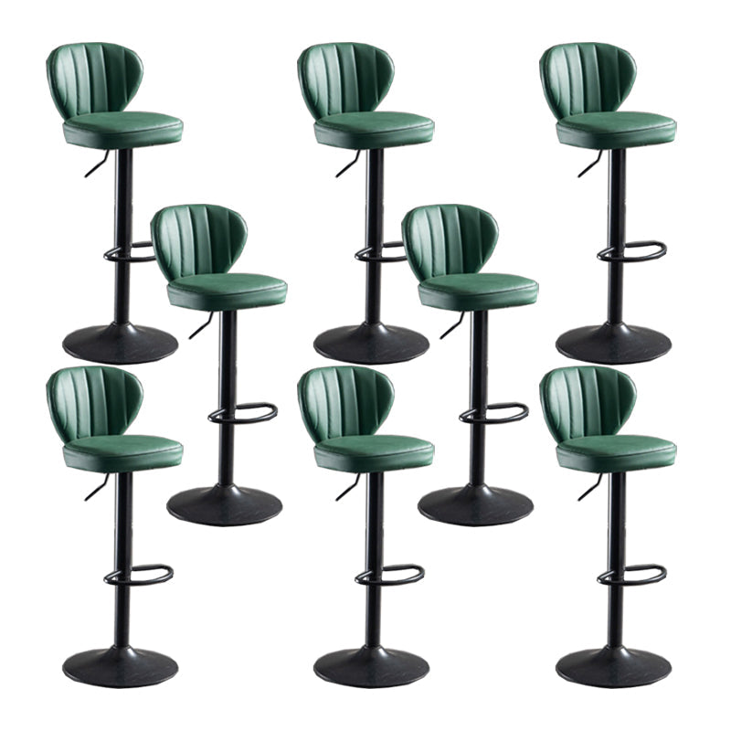 Hedendaagse faux lederen aanrechtkrukstof kussen in matte afwerking voor thuis