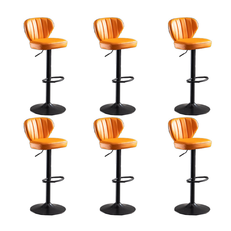 Hedendaagse faux lederen aanrechtkrukstof kussen in matte afwerking voor thuis