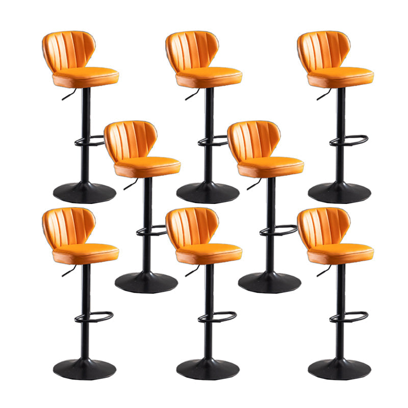 Hedendaagse faux lederen aanrechtkrukstof kussen in matte afwerking voor thuis