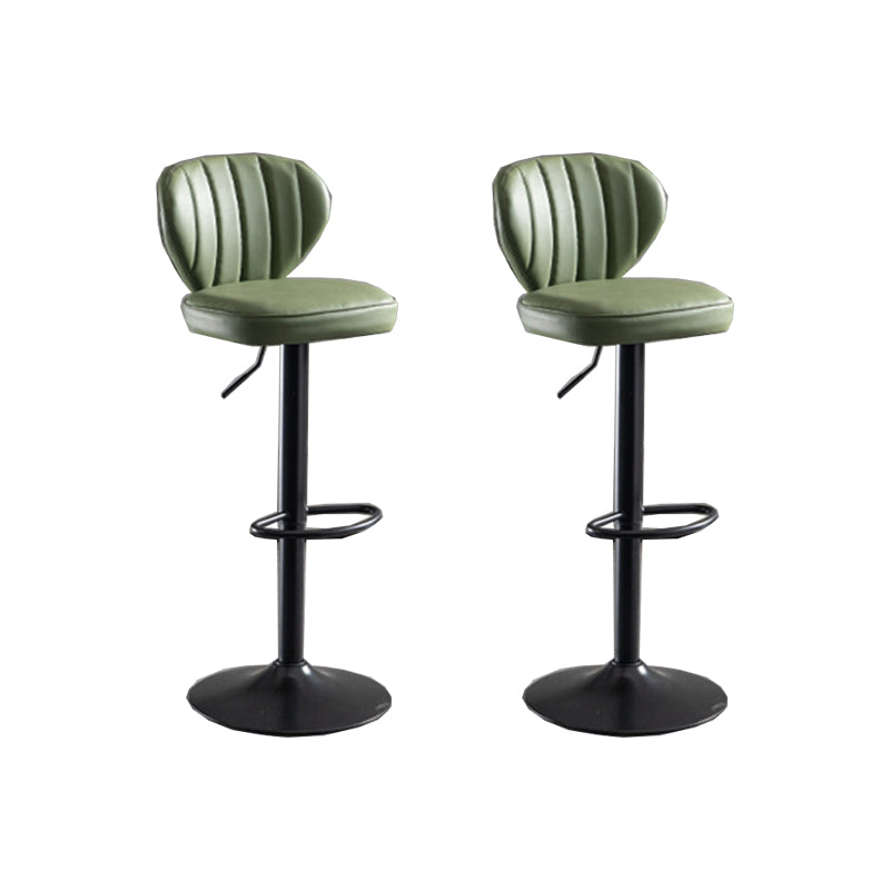 Hedendaagse faux lederen aanrechtkrukstof kussen in matte afwerking voor thuis