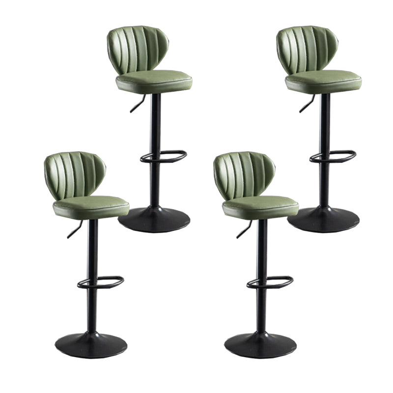 Hedendaagse faux lederen aanrechtkrukstof kussen in matte afwerking voor thuis