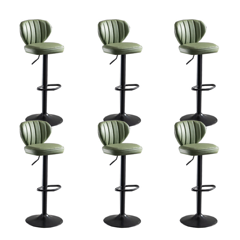 Hedendaagse faux lederen aanrechtkrukstof kussen in matte afwerking voor thuis