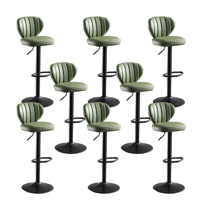 Hedendaagse faux lederen aanrechtkrukstof kussen in matte afwerking voor thuis