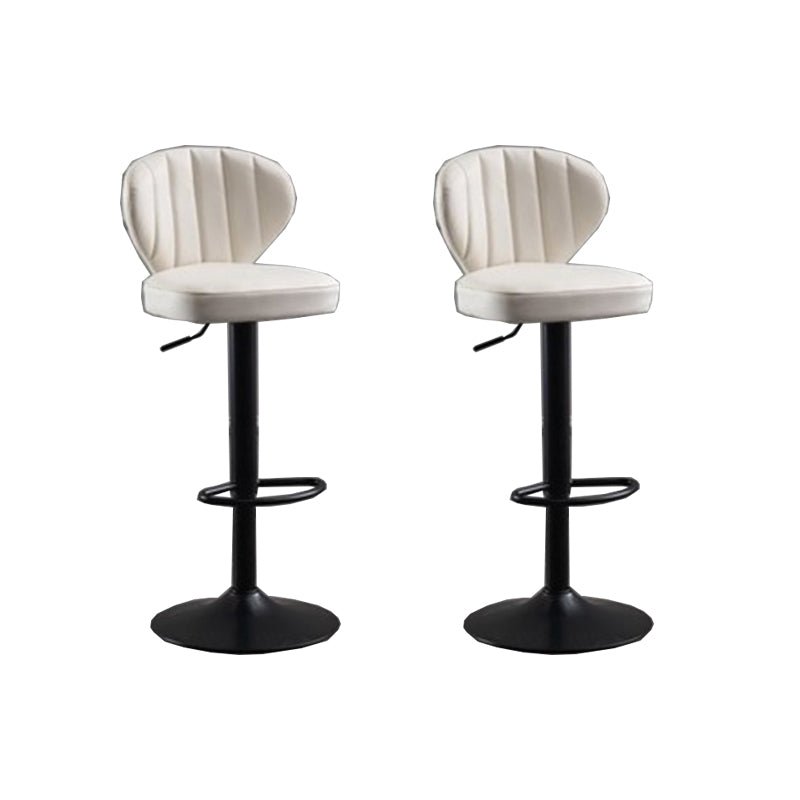 Hedendaagse faux lederen aanrechtkrukstof kussen in matte afwerking voor thuis