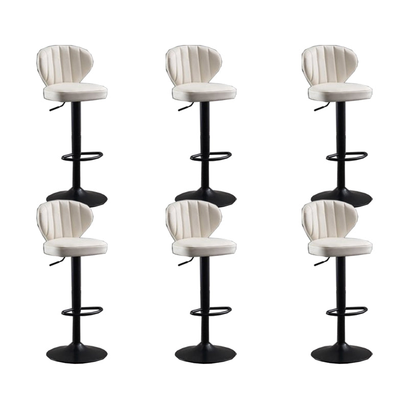 Hedendaagse faux lederen aanrechtkrukstof kussen in matte afwerking voor thuis