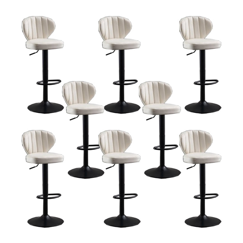 Hedendaagse faux lederen aanrechtkrukstof kussen in matte afwerking voor thuis